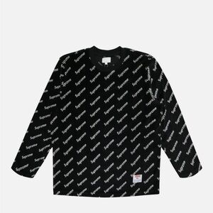 Men's Supreme Velour Diagonal Logo Sweatshirt